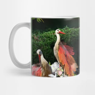 The power animal - white stork Mug